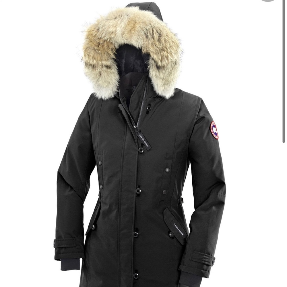Authentic Black/Navy Canada Goose Jacket